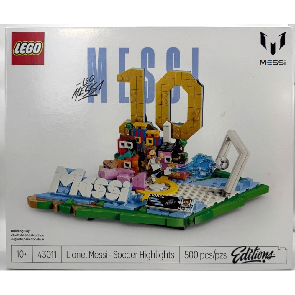 LEGO‎ Lionel Messi Soccer Highlights Set 43011 Editions 500 Pcs New